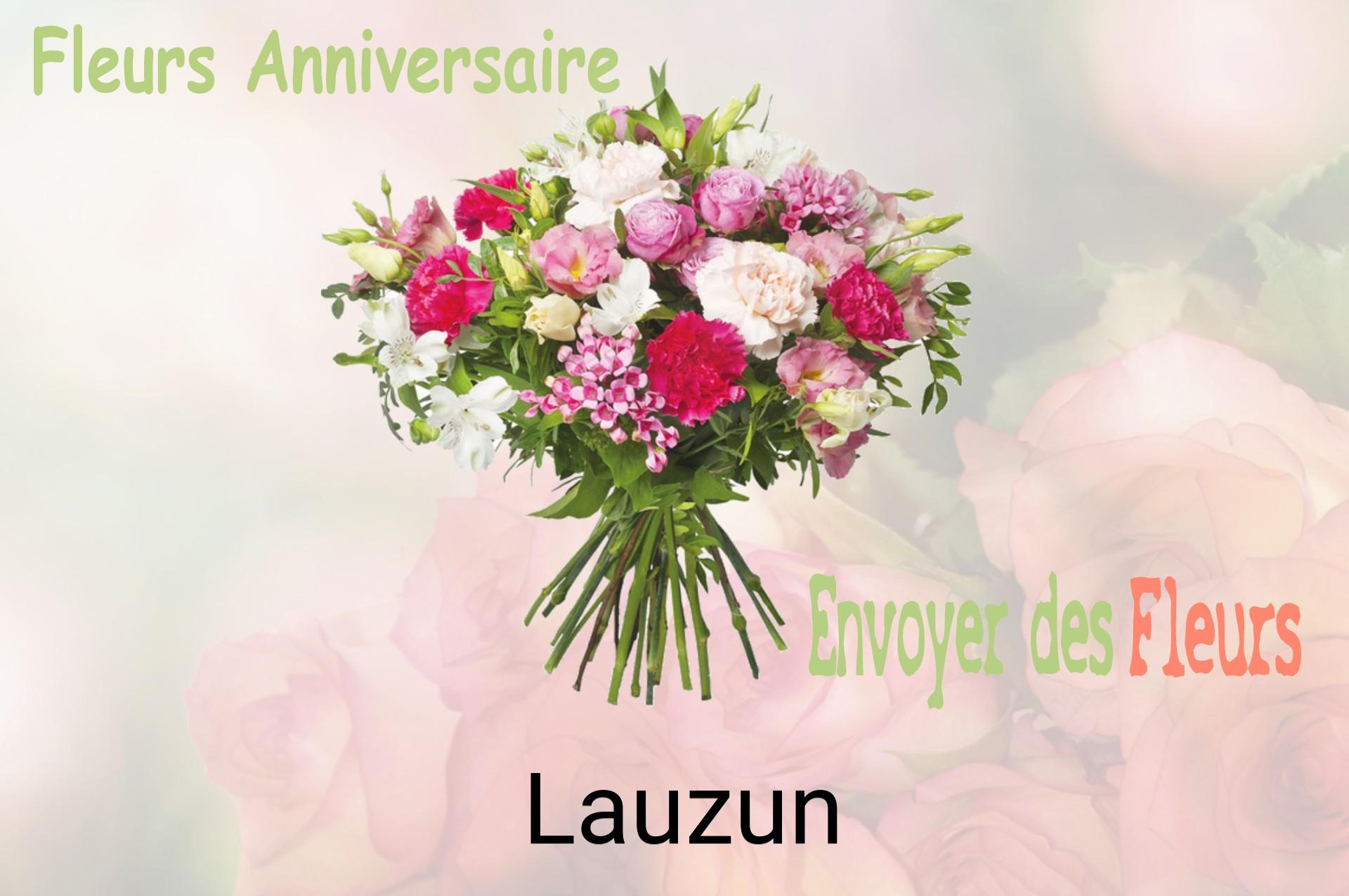 Bouquet de fleurs d’anniversaire livré à Lauzun