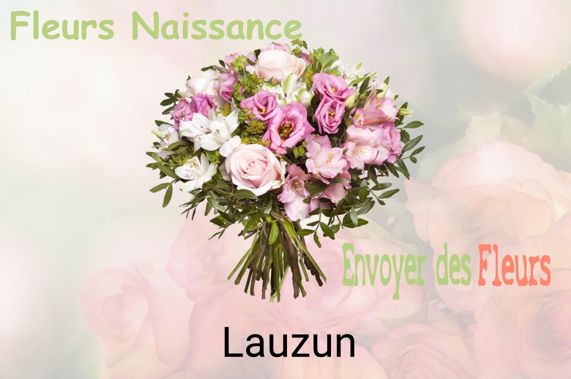Bouquet de fleurs de naissance livré à Lauzun